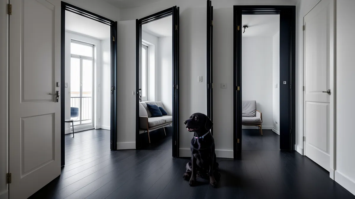 Besuchertraining für aggressive Hunde: Wohnungssicherung mit Gitter-Zonensystem nach dem Beißvorfall
